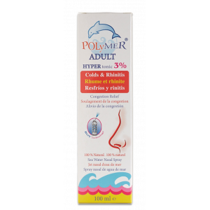 POLYMER ADULT HYPERTONIC 3% SEA WATER NASAL SPRAY 100 ML